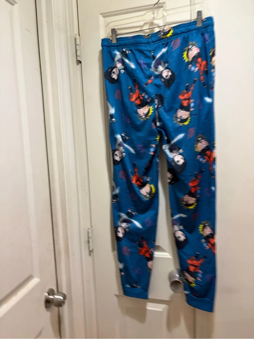 NWT Naruto Graphic Blue Pajama Pants Men’s Sleep Joggers